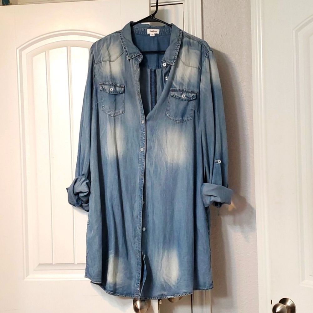 Denim Shirt Dress